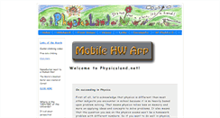 Desktop Screenshot of physicsland.net